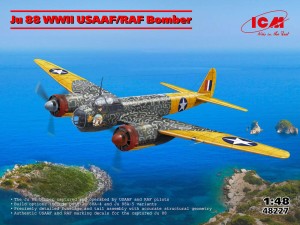 ICM 1:48 48227 Ju 88 WWII USAAF/RAF Bomber