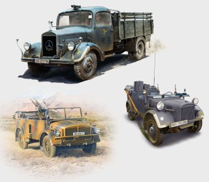ICM 1:35 DS3529 Vehicles of the D.A.K