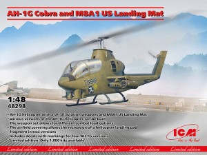 ICM 1:48 48298 AH-1G Cobra and M8A1 US Landing Mat LIMITED EDITION!