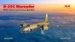 ICM 1:48 48323 B-26G Marauder, WWII  American/France Bomber
