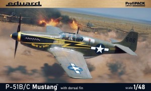 Eduard Plastic Kits 1:48 82108 P-51B/C Mustang w/ dorsal fin  EDUARD-PROFIPACK
