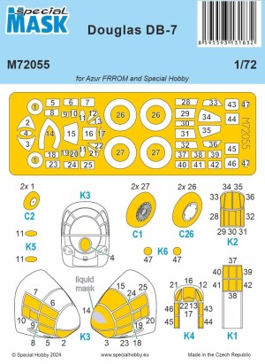 Special Hobby 1:72 100-M72055 DB-7 MASK