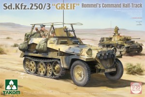 Takom 1:35 TAK2194 Sd.Kfz. 250/3 GREIF Rommel's Command Half-Track