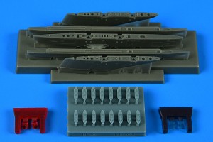 Aires 1:48 4919 RF-5E Tiger II pylons & missile launchers für AFV CLUB