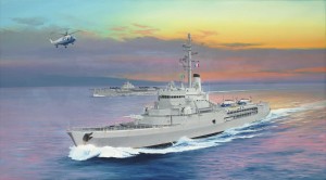 Trumpeter 1:350 5636 French Navy Helicopter Cruiser Jeanne d’Arc 1964