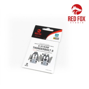 Red Fox Studio 1:48 RFSQS-48170 A-10A N/AW Thundernolt II (for Hobby Boss kit)