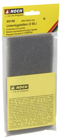 NOCH N 99158 Mössmer Schaumstoff-Platten, Schotter braun