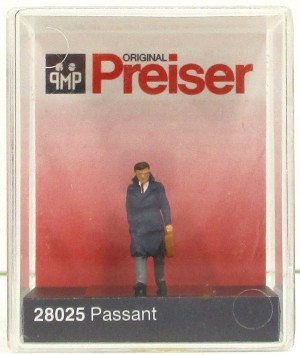 Preiser Exclusiv 28025 Passant i. Mantel  Einzel Figuren H0 1:87 OVP (587K)