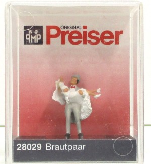 Preiser Exclusiv 28029 Brautpaar Einzel Figuren H0 1:87 OVP (5871K)