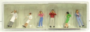 Spur H0 Preiser 10109 Figuren Am Verkaufswagen OVP (5913K)