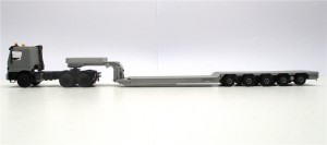 Kibri 1/87 Mercedes Benz Schwerlast-Tiefladerzug grau o. OVP (3612K)