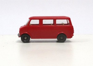 Wiking 1/87 Bedford Kleinbus rot o. OVP (Spur H0)(107-14)	