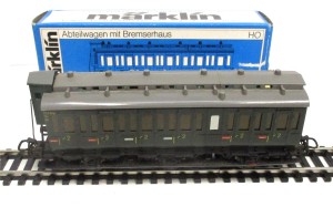Spur H0 Märklin 4005 Abteilwagen Bremserhaus OVP (3362k)