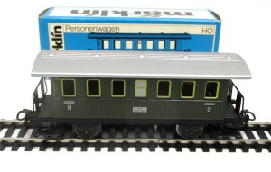 Spur H0 Märklin 4040 Nebenbahn-Plattformwagen OVP (3366k)