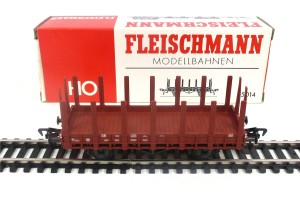 Spur H0 Fleischmann 5014 Rungenwagen 409 234 DB  OVP  (3388k)