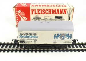 Spur H0 Fleischmann 5046 Gedeckter Güterwagen Reichelbräu OVP  (3381k)