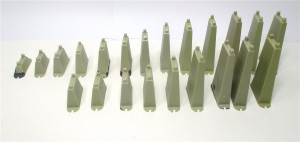 Spur N Faller 2547 Konvolut 22 Pfosten (unvollständig, Bastler (Z121-10)