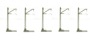 Märklin H0 7009 Oberleitung Streckenmast - 5 Stück  (Z163)