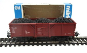 Spur H0 Märklin 4431 offener Güterwagen El-u Kohlenladung OVP (3812k)