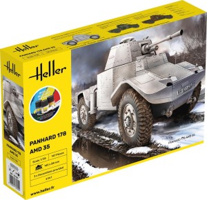 Heller 1:35 35325 STARTER KIT Panhard 178