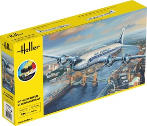 Heller 1:72 56315 STARTER KIT DC6 Super Cloudmaster AF