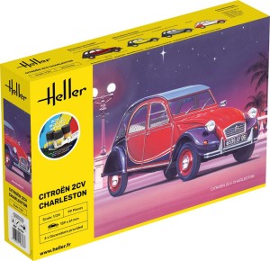 Heller 1:24 56766 STARTER KIT Citroen 2CV Charleston
