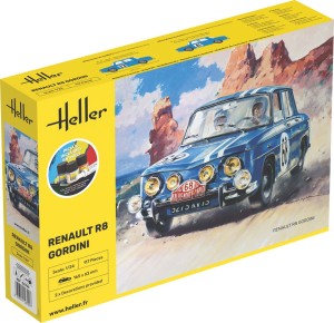 Heller 1:24 56700 STARTER KIT Renault R8 Gordini