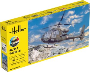 Heller 1:48 56486 STARTER KIT SA 342 Gazelle