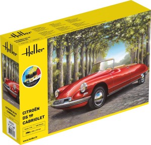 Heller 1:16 56796 STARTER KIT Citroen DS 19 Cabriolet