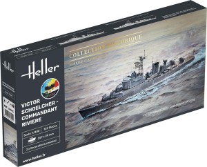 Heller 1:400 57015 STARTER KIT Victor Schoelcher - Commandant Riviere