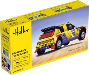 Heller 1:43 80189 Peugeot 205 Turbo Rallye