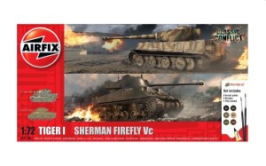 Airfix 1:72 A50186 Classic Conflict Tiger 1 vs Sherman Firefly