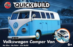 Airfix  J6024 QUICKBUILD VW Camper Van - Blue