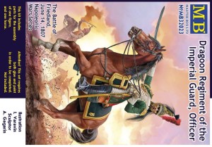 Master Box Ltd. 1:32 32023 Napoleonic Wars Series. Dragoon Regiment of the Imperial Guard, The Battle of Friedland, June 14, 1807. Officer / Senior Sergeant