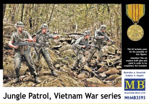 Master Box Ltd. 1:35 3595 Jungle patrol, Vietnam War series