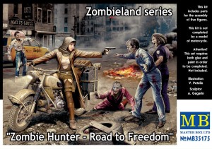 Master Box Ltd. 1:35 35175 Zombie Hunter-Road to Freedom.Zombieland