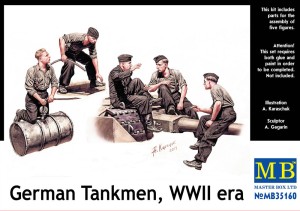 Master Box Ltd. 1:35 35160 German tankmen, WWII era