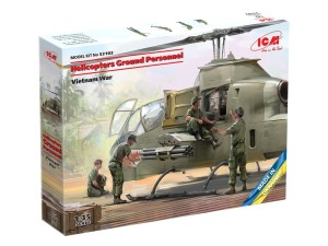 ICM 1:35 53102 Helicopters Ground Personnel (Vietnam War) (100% new molds)
