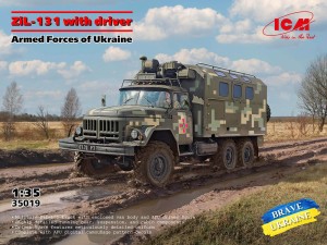 ICM 1:35 35019 ZiL-131 of the Armed Forces of Ukraine with driver