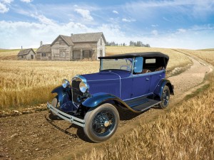 ICM 1:24 24050 Model A Standard Phaeton Soft Top(1930s),American Passenger Car(100% new molds)