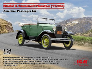 ICM 1:24 24051 Model A Standard Phaeton (1930s),  American Passenger Car