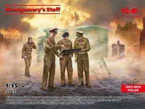 ICM 1:35 35617 Montgomery's Staff (100% new molds)