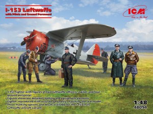 ICM 1:48 48094 I-153 with Luftwaffe Pilots and Ground Personnel