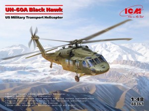 ICM 1:48 48361 UH-60A Black Hawk, US Military Transport Helicopter