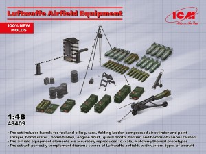 ICM 1:48 48409 LW Airfield Equipment (100% new molds)
