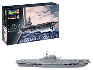 Revell 1:1200 5824 USS Enterprise CV-6