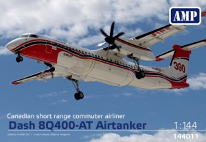 Micro Mir  AMP 1:144 AMP144011 Dash 8Q400-MR Air Tanker