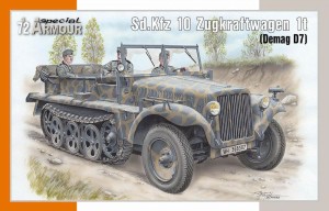 Special Hobby 1:72 100-SA72021 Sd.Kfz 10 Zugkraftwagen 1t (Demag D7)