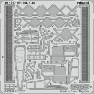 Eduard Accessories 1:48 491517 MH-60L  ICM