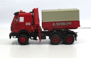 Kibri 1/87 MB Schwertlastzugmaschine Hebekran  A.Scholpp o. OVP (88-11)